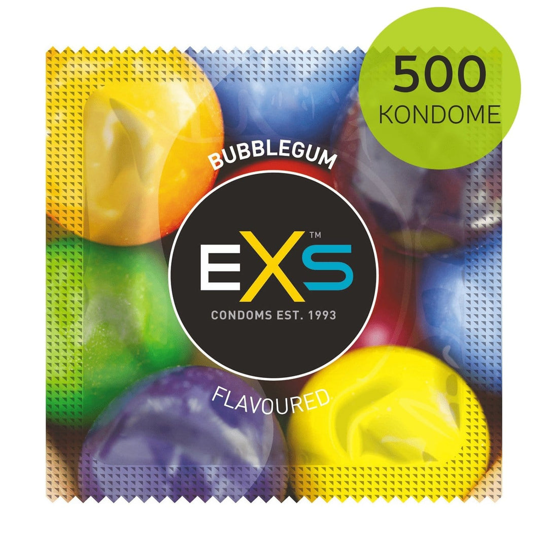 EXS Condoms Kondome 5x100 EXS Condoms Kondome mit Kaugummi Geschmack 100 - 500 Stück diskret bestellen bei marielove