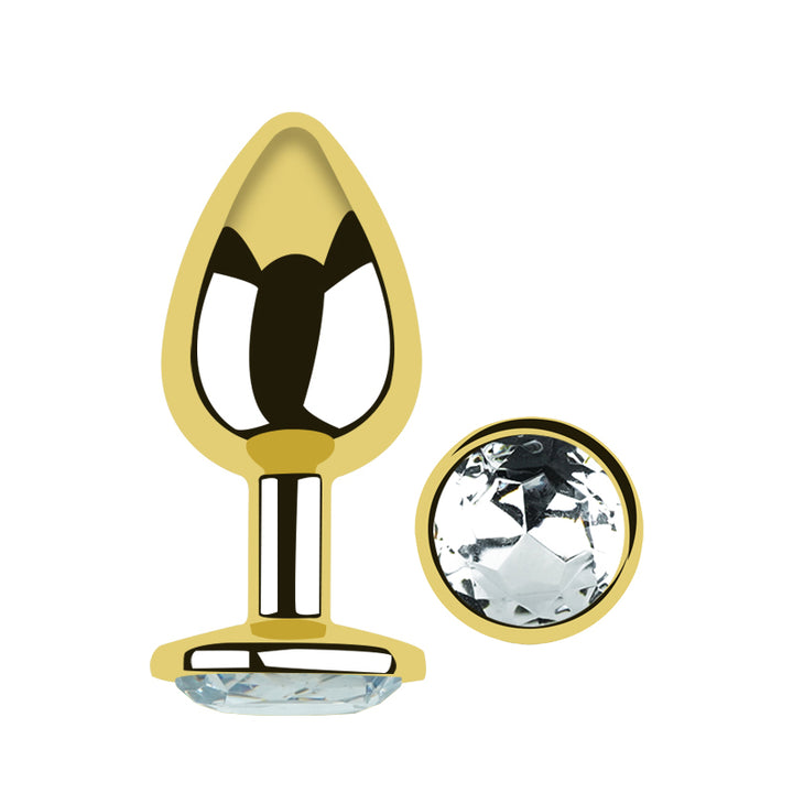 Analplug DK-004 gold S M L – Komfort und Eleganz vereint