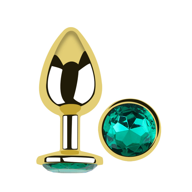 Analplug DK-004 gold S M L – Komfort und Eleganz vereint