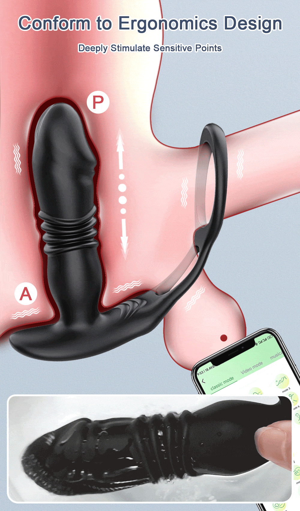 marielove Cockring mit Prostata Vibrator Marielove marielove Cockring mit Prostata Vibrator Marielove