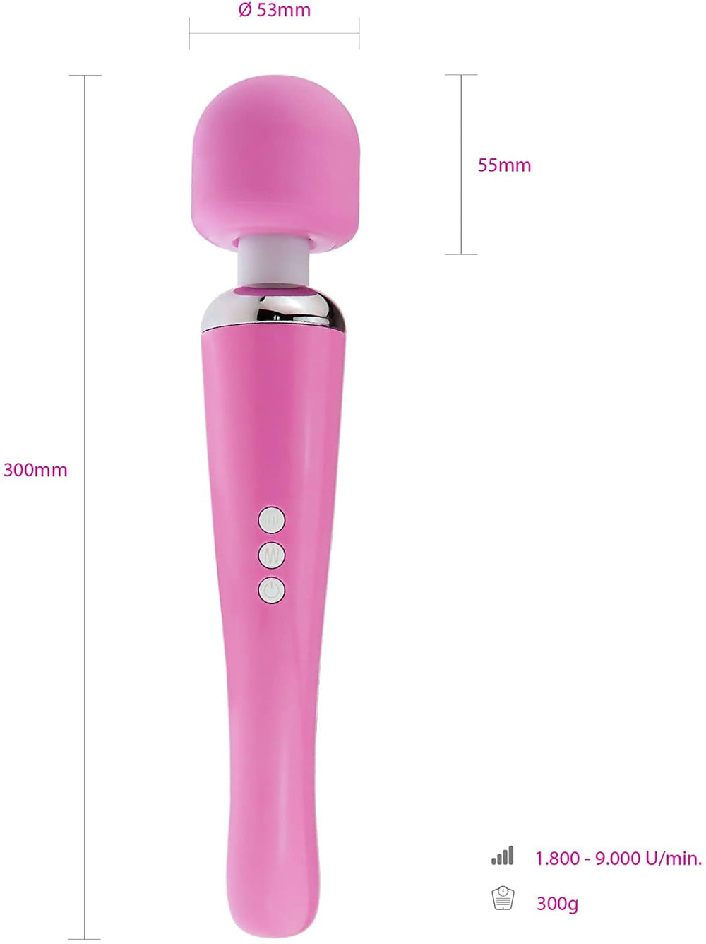Magic Wand Massager - Vibrator mit viel Kraft Marielove Magic Wand Massager - Vibrator mit viel Kraft Marielove