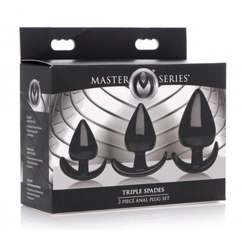 Master Series Analplugs Default Master Series Analplug Triple Spades 3-teiliges Analplug Set diskret bestellen bei marielove