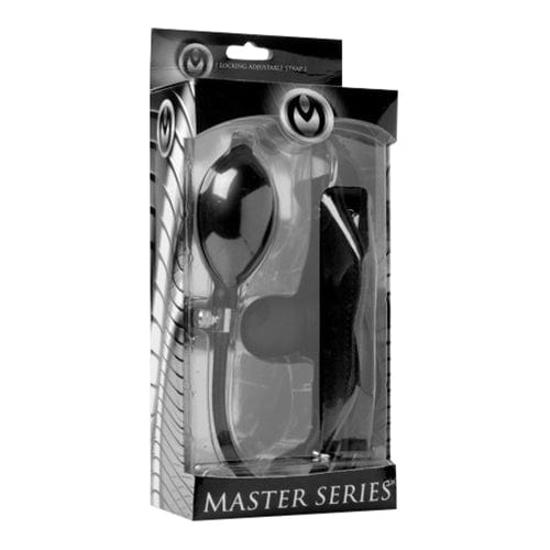 Master Series Knebel Master Series Knebel Silencer Inflatable Locking Silicone Penis Gag diskret bestellen bei marielove