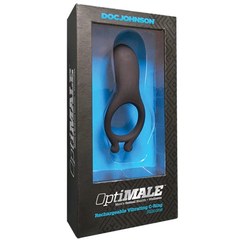 OptiMALE Penisring Default OptiMALE Penisring Rechargeable Vibrating C-Ring - schwarz diskret bestellen bei marielove