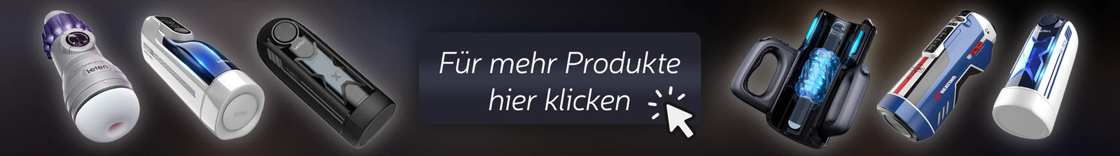 Eine Auswahl an elektronischen Wellness-Geräten in einer Reihe.