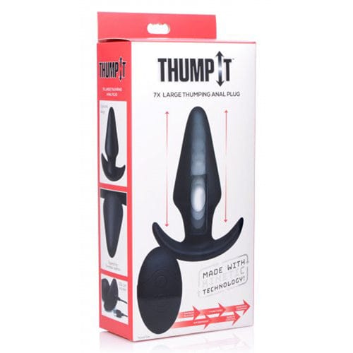 Thump It Analplugs Default Thump It Analplug Thump-It Curved Buttplug aus Silikon - Groß diskret bestellen bei marielove