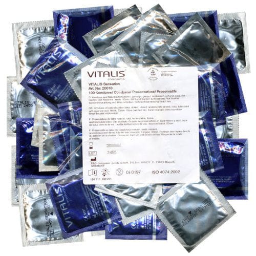 VITALIS Kondome VITALIS Kondome VITALIS - Sensation Kondome 100 Stück diskret bestellen bei marielove