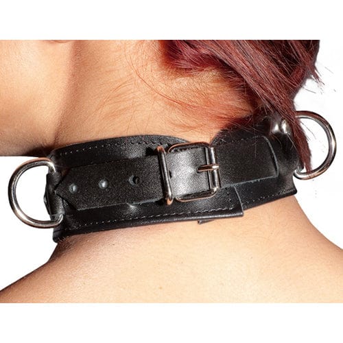 Zado Halsbänder Zado BDSM Halsband Lederhalsband mit Nieten diskret bestellen bei marielove