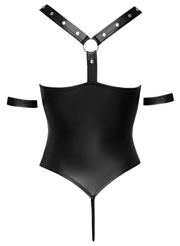 Schwarzes Leder-Harness, BDSM-Zubehör