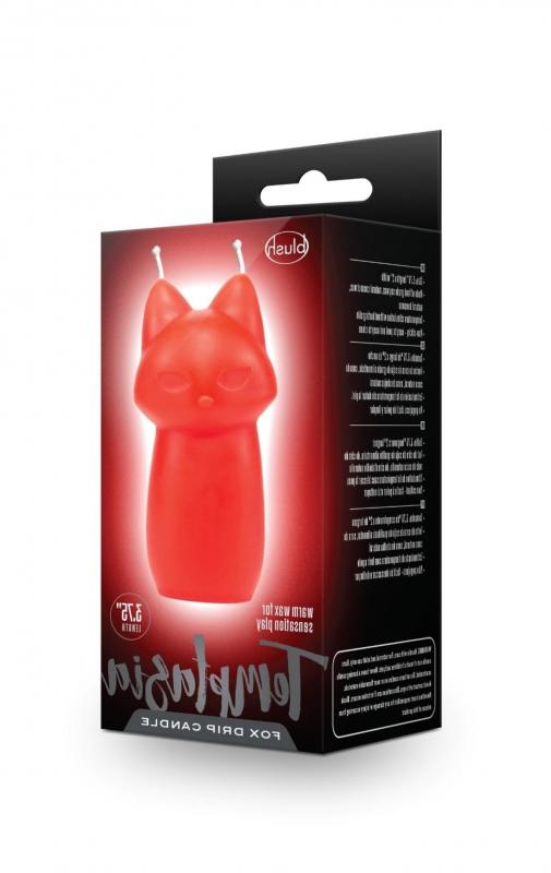Katzenförmiges, rotes Sexspielzeug, Verpackung