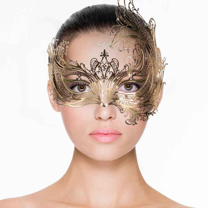 EasyToys – Durchbrochene venezianische Maske in Gold